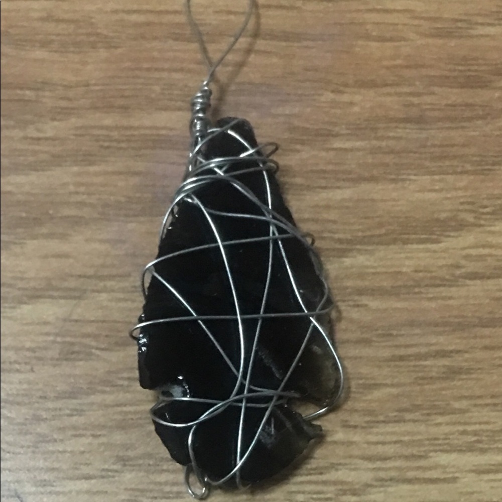 Tourmaline tooth charm